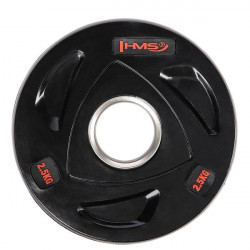 Tox02 Czarny Talerz Olimpijski Ogumowany 2.5 Kg Hms
