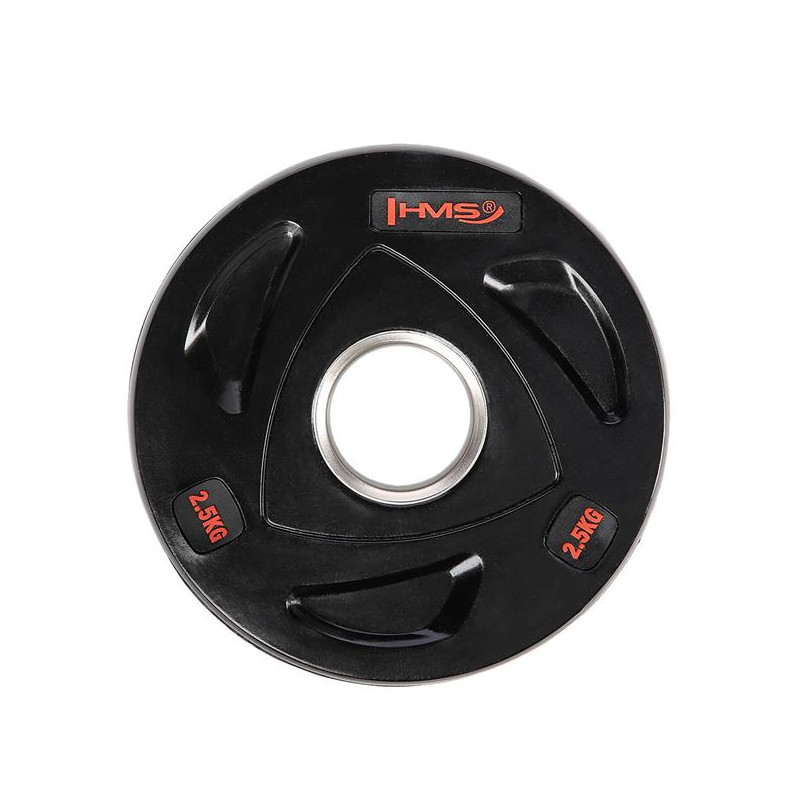 Tox02 Czarny Talerz Olimpijski Ogumowany 2.5 Kg Hms Tox02 Czarny Talerz Olimpijski Ogumowany 2.5 Kg Hms