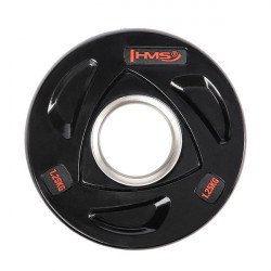 Tox01 Czarny Talerz Olimpijski Ogumowany 1.25 Kg Hms