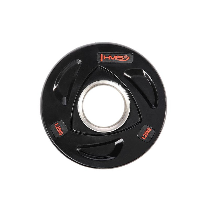 Tox01 Czarny Talerz Olimpijski Ogumowany 1.25 Kg Hms