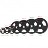 Toh01 Czarny Talerz Olimpijski Ogumowany 1.25 Kg Hms