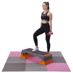 Mp10 Mata Puzzle Multipack Pink-Grey 9 Elementów 10Mm One Fitness