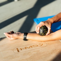 Fsbm04 Black-Yellow Set Zestaw Do Masażu Wałki/Piłki(4 Szt) Hms