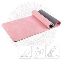 Ym10 Mata Tpe Do Jogi Light Pink Hms