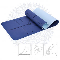 Ym10 Mata Tpe Do Jogi Dark Blue Hms