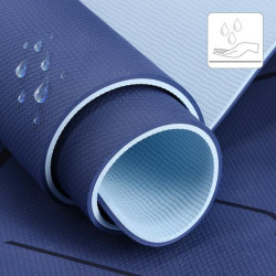 Ym10 Mata Tpe Do Jogi Dark Blue Hms