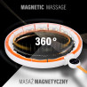 Hhm21 Hula Hop White/Orange Z Magnesami, Wypustkami Tpe I Obciążnikiem + Licznik Hms