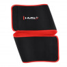 Zestaw Hula Hop Magnetyczny Black/Turquoise Hhm17 Z Licznikiem Hms + Pas Wyszczuplający Br163 Red