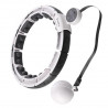 Zestaw Hula Hop Magnetyczny White Hhm16 Z Licznikiem Hms + Pas Wyszczuplający Br163 Black