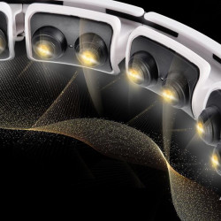Zestaw Hula Hop Magnetyczny White Hhm16 Z Licznikiem Hms + Pas Wyszczuplający Br163 Black