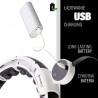 Zestaw Hula Hop Magnetyczny White Hhm16 Z Licznikiem Hms + Pas Wyszczuplający Br163 Black