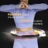 Zestaw Hula Hop Magnetyczny White Hhm16 Z Licznikiem Hms + Pas Wyszczuplający Br163 Black
