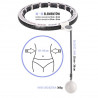 Zestaw Hula Hop Magnetyczny White Hhm16 Z Licznikiem Hms + Pas Wyszczuplający Br163 Black