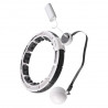 Zestaw Hula Hop Magnetyczny White Hhm16 Z Licznikiem Hms + Pas Wyszczuplający Br163 Black