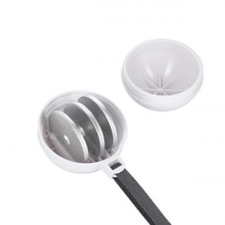 Zestaw Hula Hop Magnetyczny White Hhm16 Z Licznikiem Hms + Pas Wyszczuplający Br163 Black