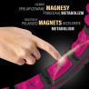 Hhm16 Hula Hop Black/Pink Z Magnesami I Obciążnikiem + Licznik Hms