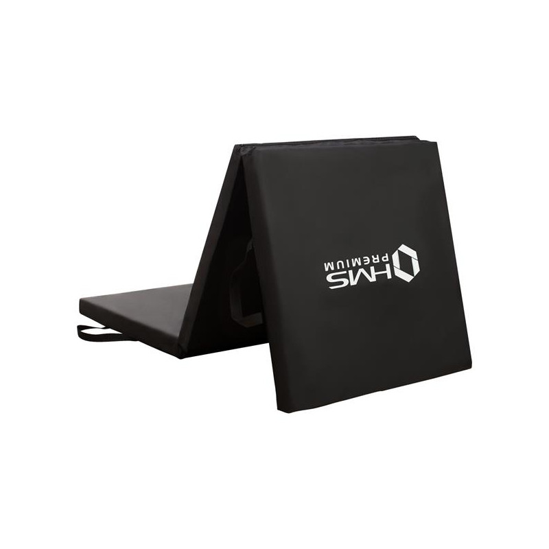 Mgs02 Black Materac Gimnastyczny Składany 1800X600Mm Hms Premium