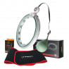 Zestaw Hula Hop Magnetyczny Green Hhm15 Z Licznikiem Hms + Pas Wyszczuplający Br163 Red