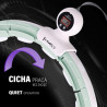 Zestaw Hula Hop Magnetyczny Green Hhm15 Z Licznikiem Hms + Pas Wyszczuplający Br163 Red