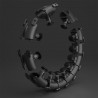 Hhw12 Plus Size Hula Hop Black Z Wypustkami I Obciążnikiem Hms