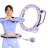 Hhm13 Hula Hop Violet Z Magnesami I Obciążnikiem + Licznik Hms