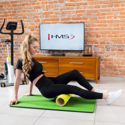 Mfk01 Green-Black Mata Fitness Klubowa Z Otworami Hms Premium