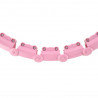 Zestaw Hula Hop Hhw11 Light Pink Z Wypustkami I Obciążnikiem + Pas Br163 Black Plus Size Hms
