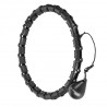 Zestaw Hula Hop Hhw11 Black Z Wypustkami I Obciążnikiem + Pas Br163 Black Plus Size Hms