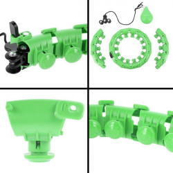 Hhw01 Hula Hop Green Z Wypustkami I Obciążnikiem Hms
