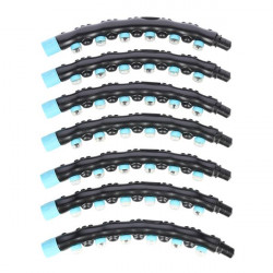 Hhp006 Black-Blue Hula Hop Masujący Z Magnesami 98Cm Hms