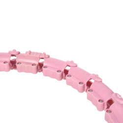 Hhw11 Plus Size Hula Hop Light Pink Z Wypustkami I Obciążnikiem Hms