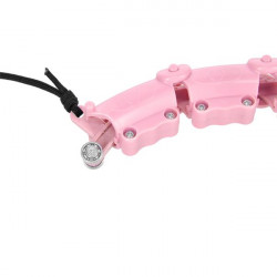 Hhw11 Plus Size Hula Hop Light Pink Z Wypustkami I Obciążnikiem Hms