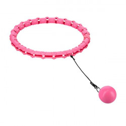 Zestaw Hula Hop Oha02 Pink Z Wypustkami I Obciążnikiem One Fitness + Pas Br160