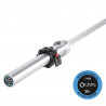 Go900 Gryf Olimpijski 20Kg 2200Mm Hms Premium + Zg1500 Silver Zaciski Lock Jaw (2 Szt)