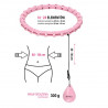 Hhw02 Hula Hop Light Pink Z Wypustkami I Obciążnikiem Hms