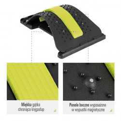 Prp02 Green Przyrząd Do Rozciągania Pleców Z Magnesami Hms