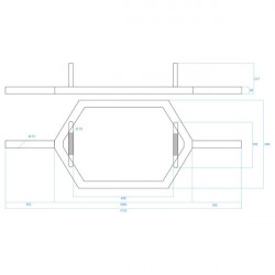 Ghx02B Gryf Heksagonalny 28Kg 1700Mm Hms