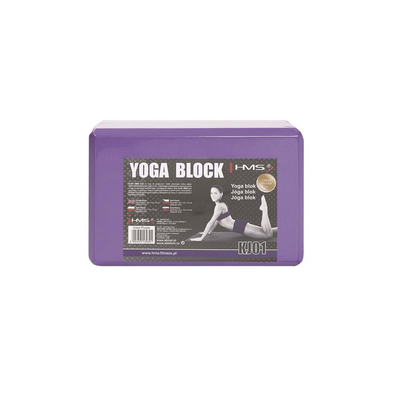 Kj01 Purple Yoga Blok Hms Kj01 Purple Yoga Blok Hms