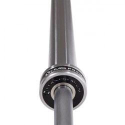 Go901 Gryf Olimpijski 20Kg 2200Mm Hms Premium + Zg1500 Silver Zaciski Lock Jaw (2 Szt)