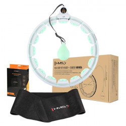 Zestaw Hula Hop Hhw06 Green Z Piłką Grawitacyjną I Licznikiem Hms + Pas Br163 Black