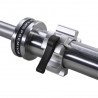 Go901 Gryf Olimpijski 20Kg 2200Mm Hms Premium + Zg1500 Silver Zaciski Lock Jaw (2 Szt)