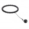 Zestaw Hula Hop Hhw02 Black Z Wypustkami I Obciążnikiem Hms + Pas Br163 Red