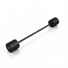 Sztanga Gumowana Prosta 55Kg Czarny Mat - Marbo Sport