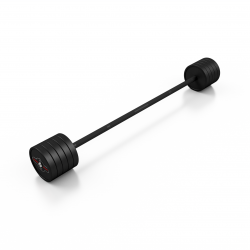 Sztanga Gumowana Prosta 45 Kg Czarny Mat - Marbo Sport