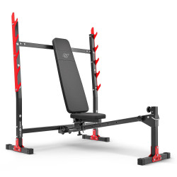 Ławka Regulowana Ze Zintegrowanymi Stojakami Mh-L107 2.0 - Marbo Sport