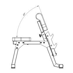 Ławka Scotta (Modlitewnik) Z Regulacją Podparcia Ms-L107 2.0 - Marbo Sport