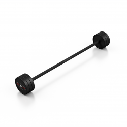 Sztanga Gumowana Prosta 25 Kg Czarny Mat - Marbo Sport