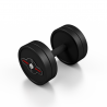 Hantla Stalowa Gumowana 15 Kg Czarny Mat - Marbo Sport