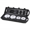 Stc50 Sztangielki/Sztanga W Walizce Chrom 2X25Kg Hms