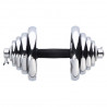 Stc50 Sztangielki/Sztanga W Walizce Chrom 2X25Kg Hms